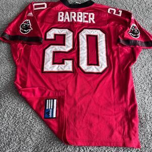 Vintage Authentic Adidas Ronde Barber NFL Tampa Bay Buccaneers Jersey Sz 52 RARE